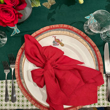 Load image into Gallery viewer, Bow extra large table runner, hunter green