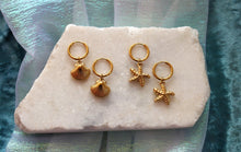 Load image into Gallery viewer, Mermaid Titanium Charm Earrings