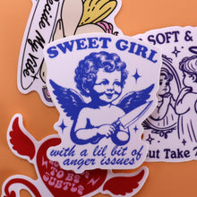 Load image into Gallery viewer, "Sweet Girl With Anger Issues" Sticker