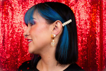 Load image into Gallery viewer, Best Day With You-Pearl Heart Dangles