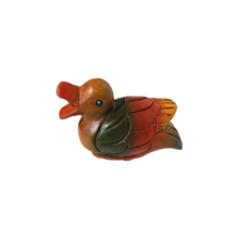 Load image into Gallery viewer, Painted Wooden Musical Whistle Duck Noise Maker