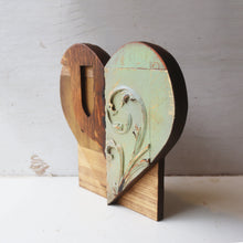Load image into Gallery viewer, Reclaimed Wooden Heart Emojis