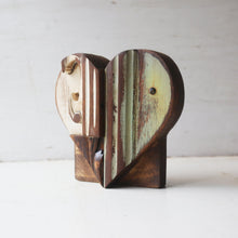 Load image into Gallery viewer, Reclaimed Wooden Heart Emojis