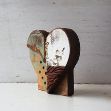 Load image into Gallery viewer, Reclaimed Wooden Heart Emojis