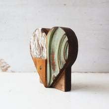 Load image into Gallery viewer, Reclaimed Wooden Heart Emojis