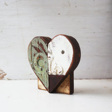 Load image into Gallery viewer, Reclaimed Wooden Heart Emojis