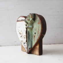 Load image into Gallery viewer, Reclaimed Wooden Heart Emojis