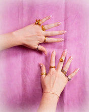 Load image into Gallery viewer, Sun, Moon, and Stars Titanium Fidget Ring