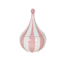 Load image into Gallery viewer, Big Top Stripes Teardrop Jars in Pink Cadillac