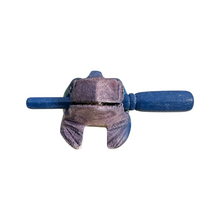 Load image into Gallery viewer, 1.5" Wooden Musical Frog - Rainbow Design (Percussion Instrument)