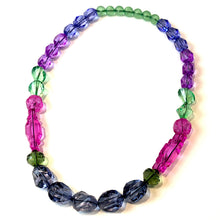 Load image into Gallery viewer, Spring Gems Lucite Stretch Bauble Necklace - Midi