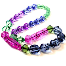 Load image into Gallery viewer, Spring Gems Lucite Stretch Bauble Necklace - Midi