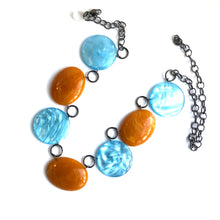 Load image into Gallery viewer, Honey Water Linked Statement Necklace