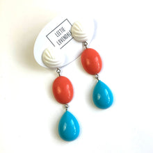 Load image into Gallery viewer, SouthWest Mod Yarn Ball Retro Statement Earrings