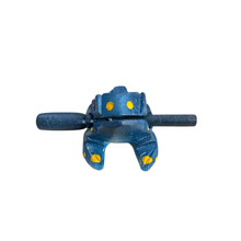 Load image into Gallery viewer, 2" Wooden Musical Frog - Sea Design (Percussion Instrument)