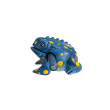 Load image into Gallery viewer, 2" Wooden Musical Frog - Sea Design (Percussion Instrument)
