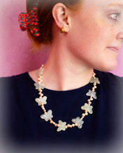 Load image into Gallery viewer, Forest Fae Pearl - Butterfly Pearl Necklace