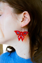 Load image into Gallery viewer, Red Shimmer Butterfly