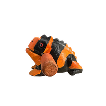Load image into Gallery viewer, 3" Medium Orange Dart Musical Percussion Frog