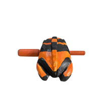 Load image into Gallery viewer, 3" Medium Orange Dart Musical Percussion Frog