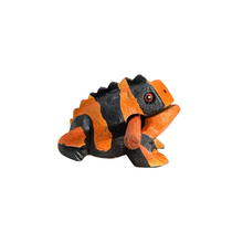 Load image into Gallery viewer, 3" Medium Orange Dart Musical Percussion Frog