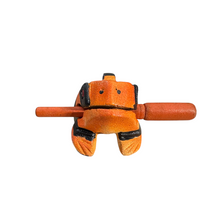 Load image into Gallery viewer, 3" Medium Orange Dart Musical Percussion Frog