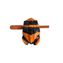 Load image into Gallery viewer, 3" Medium Orange Dart Musical Percussion Frog