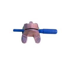 Load image into Gallery viewer, 3" Wooden Musical Frog - Rainbow Design (Percussion Instrument)
