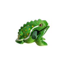 Load image into Gallery viewer, 3" Medium Green Leaf Musical Percussion Frog