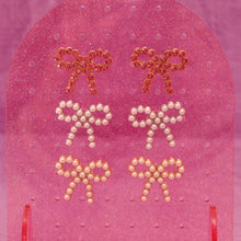 Load image into Gallery viewer, "Love Tied in a Bow" Titanium Earrings