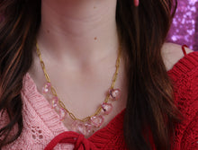 Load image into Gallery viewer, Lover Chunky Heart Statement Titanium Necklace