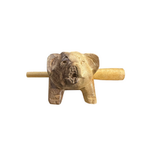 Load image into Gallery viewer, 4" Wooden Musical Pig Percussion Instrument