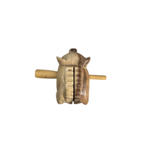 Load image into Gallery viewer, 3" Wooden Musical Pig Percussion Instrument