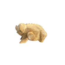 Load image into Gallery viewer, 4" Wooden Musical Pig Percussion Instrument