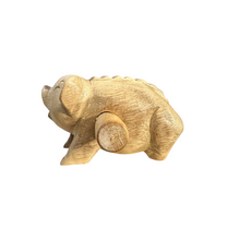 Load image into Gallery viewer, 5" Wooden Musical Pig Percussion Instrument