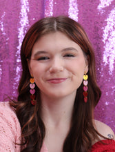 Load image into Gallery viewer, Falling in Love Acrylic Heart Earrings