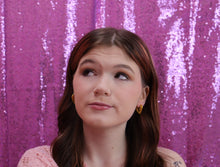 Load image into Gallery viewer, Titanium Heartbreaker Huggie Hoops