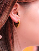 Load image into Gallery viewer, Titanium Heartbreaker Huggie Hoops