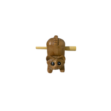 Load image into Gallery viewer, 3" Wooden Cat Percussion Whistle Instrument