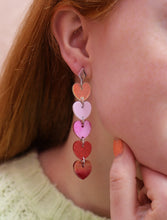 Load image into Gallery viewer, Falling in Love Acrylic Heart Earrings