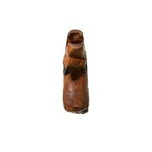 Load image into Gallery viewer, 4.5" Small Dark Oak Wolf Musical Whistle Instrument