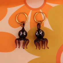 Load image into Gallery viewer, Glass Beaded Colorful Octopus Earrings-2-in-1 pair