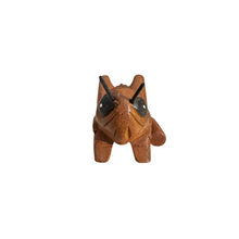 Load image into Gallery viewer, 4" Dark Stained Wooden Musical Grasshopper Percussion Instrument
