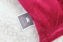 Load image into Gallery viewer, Tache Holiday Red Microfleece with Sherpa Back Throw Blanket (HRDMF)
