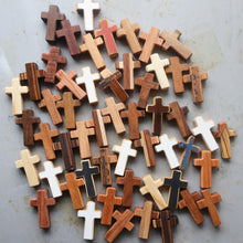 Load image into Gallery viewer, Handmade Wooden Pocket Crosses