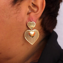 Load image into Gallery viewer, Titanium Beams of Love Earrings