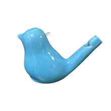 Load image into Gallery viewer, Ceramic Water Whistle Wind Instrument Blue Bird
