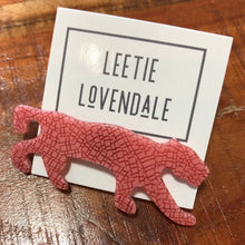 Load image into Gallery viewer, Pink Puma Panther Scatter Lapel Pin