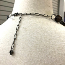 Load image into Gallery viewer, Chocolate Brown Moonglow Stations Necklace