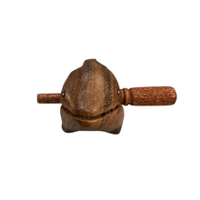 Load image into Gallery viewer, 4"Dark Oak Stained Musical Whistle and Percussion Dolphin